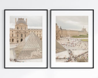 Louvre Panoramic | Photo Print | Travel Photography | Travel Art | Wall Decor | Paris | Europe Art