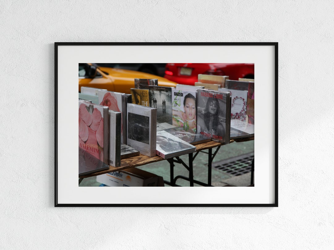 Soho Book Seller Photo Print NYC Photography Wall Decor Soho Downtown