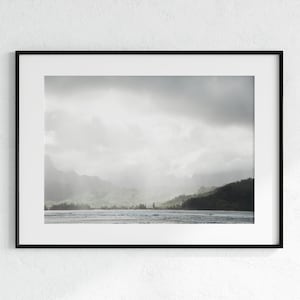 Fog Above Kauai | Photo Print | Hawaii Photography | Kauai | Wall Decor | Surf | Beach | Travel