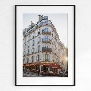 Cafe Chappe | Photo Print | Montmartre | Travel Photography | Travel Art | Wall Decor | Paris | France | Europe Art