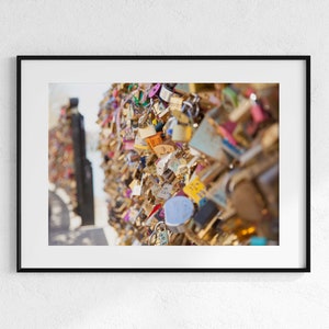Love Locks | Photo Print | Travel Photography | Travel Art | Wall Decor | Paris | Europe Art