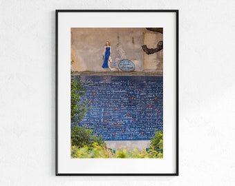 Love Wall VERTICAL | Photo Print | Montmartre | Travel Photography | Travel Art | Wall Decor | Paris | France | Europe Art