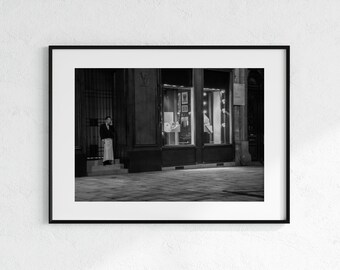The Waiter | Photo Print | Left Bank | Travel Photography | Travel Art | Wall Decor | Paris | France | Europe Art | Sixth