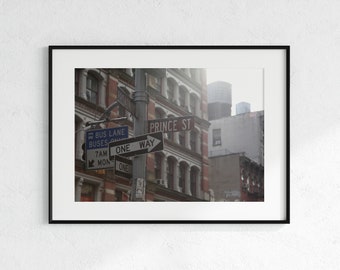 Prince Street | Photo Print | NYC Photography | Wall Decor | SoHo | Downtown | New York