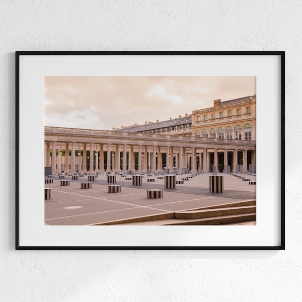 Palais-Royal Sunrise Stripes | Photo Print | Palais Royal | Travel Photography | Travel Art | Wall Decor | Paris | France | Europe Art