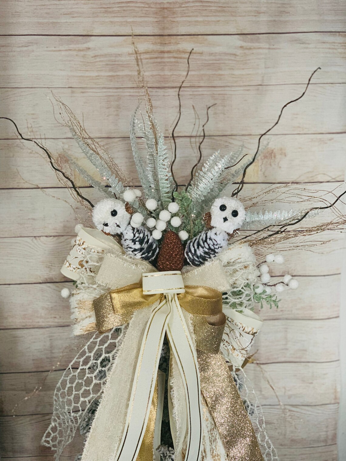 Christmas Tree Topper Owl Christmas Tree Topper Owl Tree Etsy