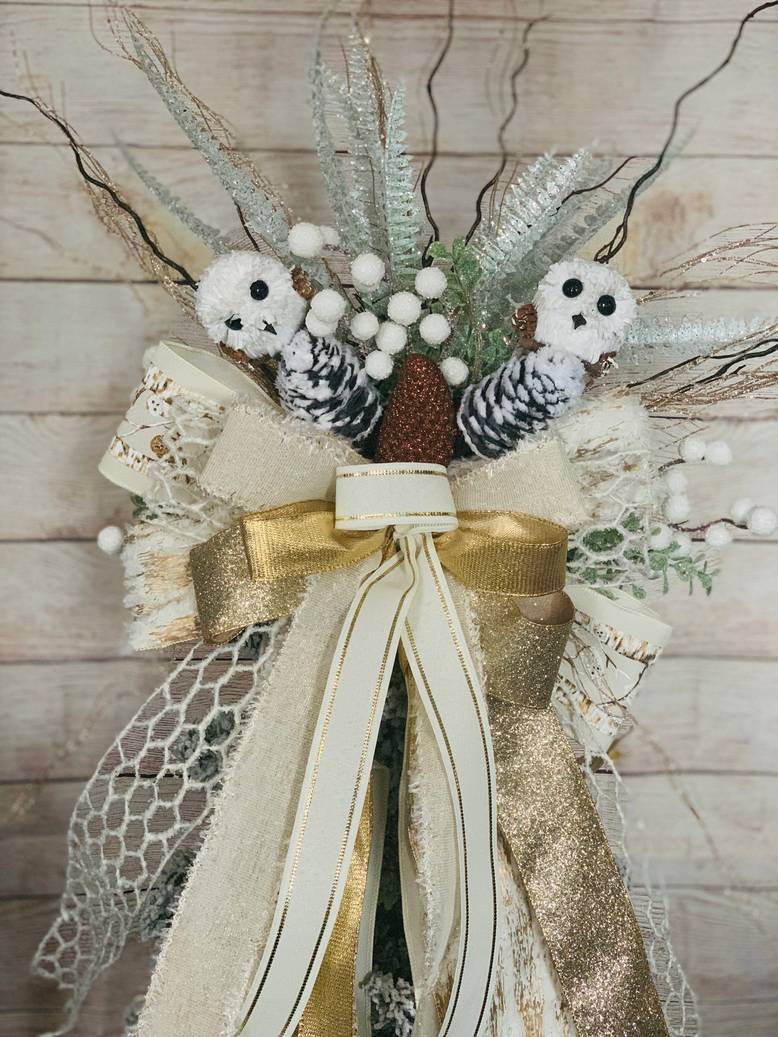 Christmas Tree Topper Owl Christmas Tree Topper Owl Tree Etsy