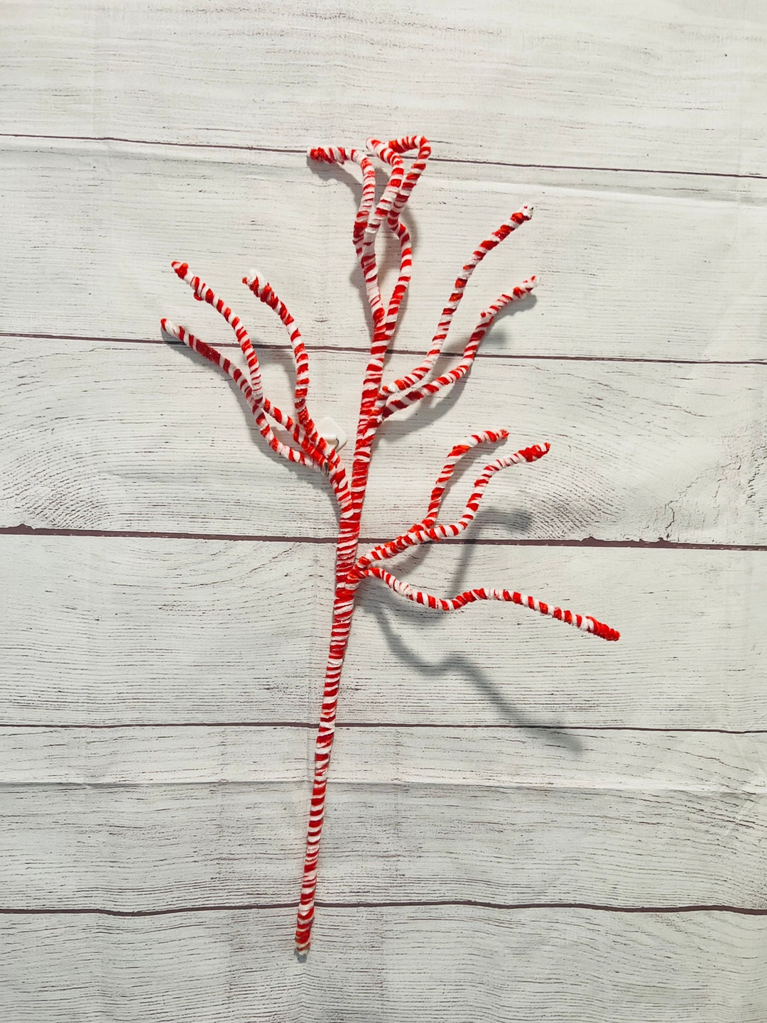 Peppermint Branch Frosty Peppermint Pick 29 Frosty Etsy
