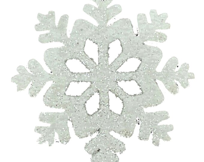 Christmas tree decor, snowflake, snowflake decor, Christmas snowflake, Christmas, wreath supply, 8 inch snowflake