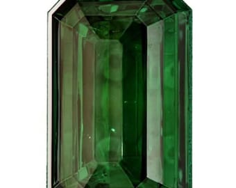 Emerald green jewel 9 inch shatterproof ornament