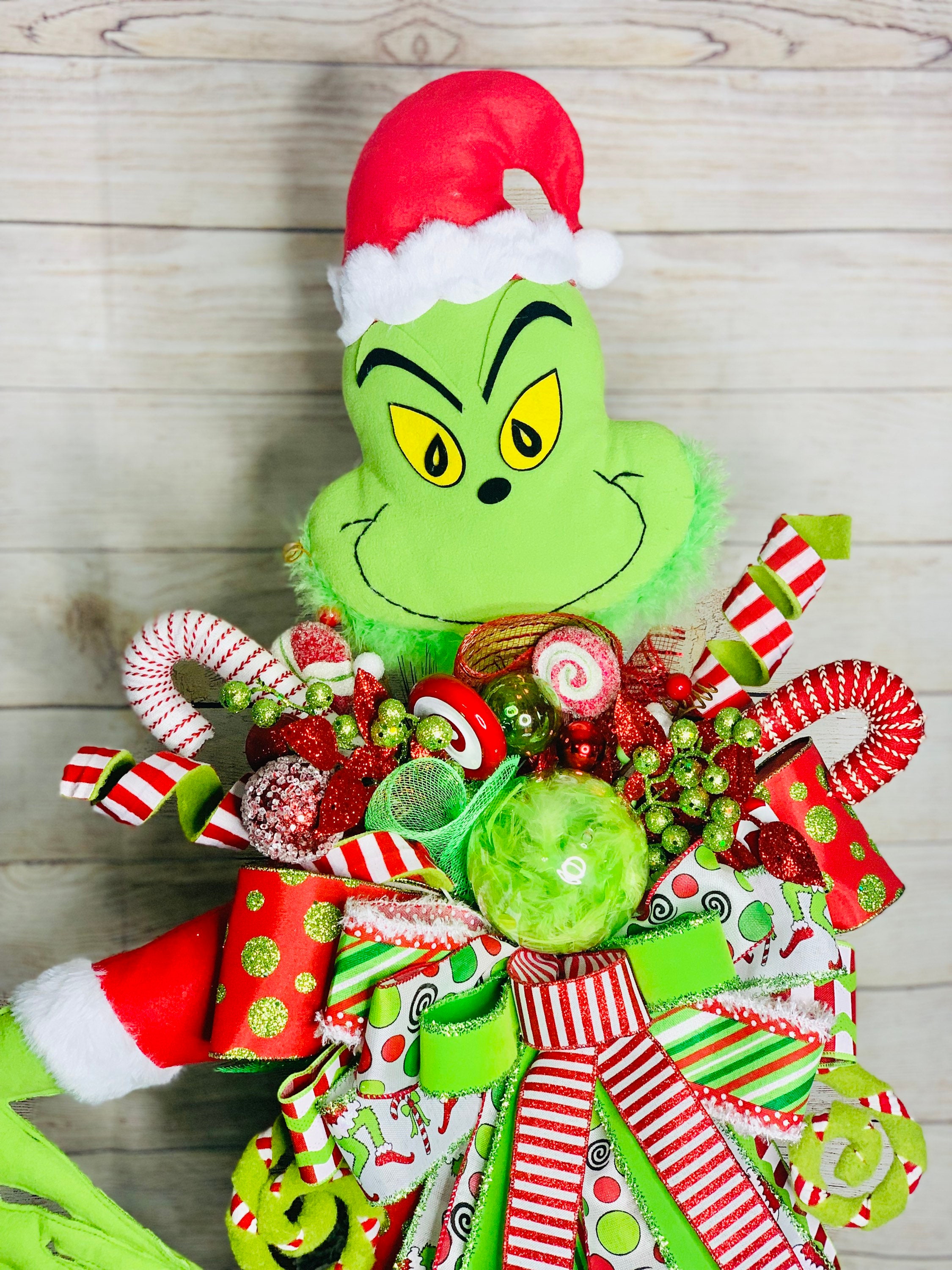 Christmas Green Grinch Straw Topper – Etch and Ember