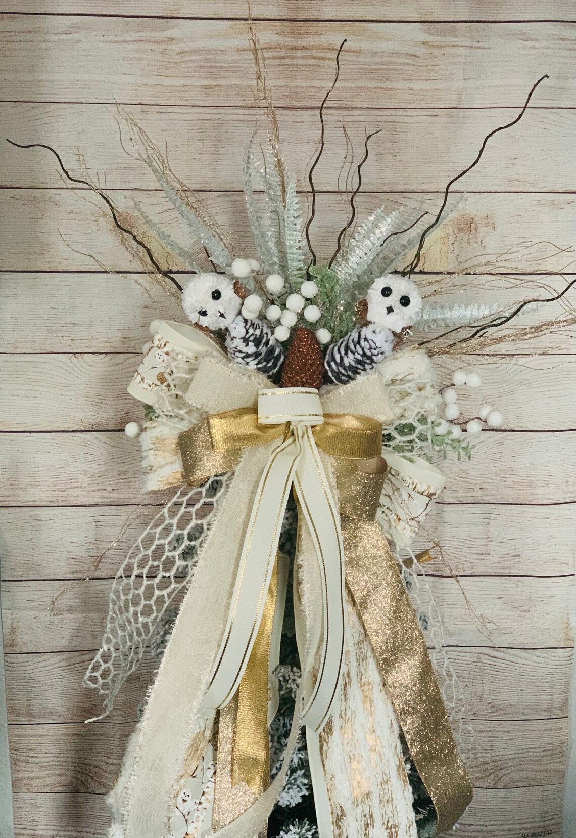 Christmas Tree Topper Owl Christmas Tree Topper Owl Tree Etsy