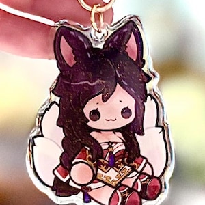 league of legends ahri kawaii charm