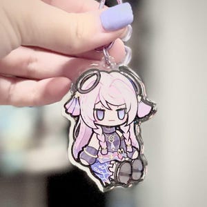 genshin citlali kawaii charm keychain