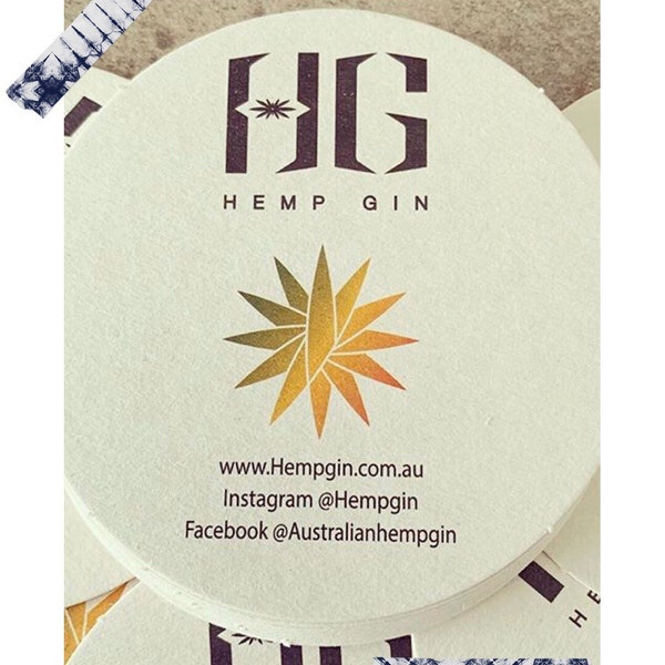 HG Hemp Gin coasters (8 Pack)