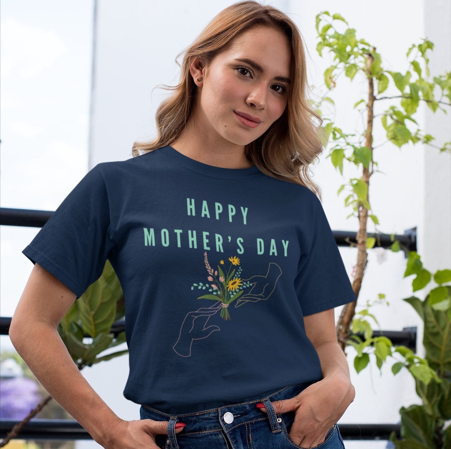 HAppy Mothers Day shirt floral mother shirt mothers day tee Etsy
