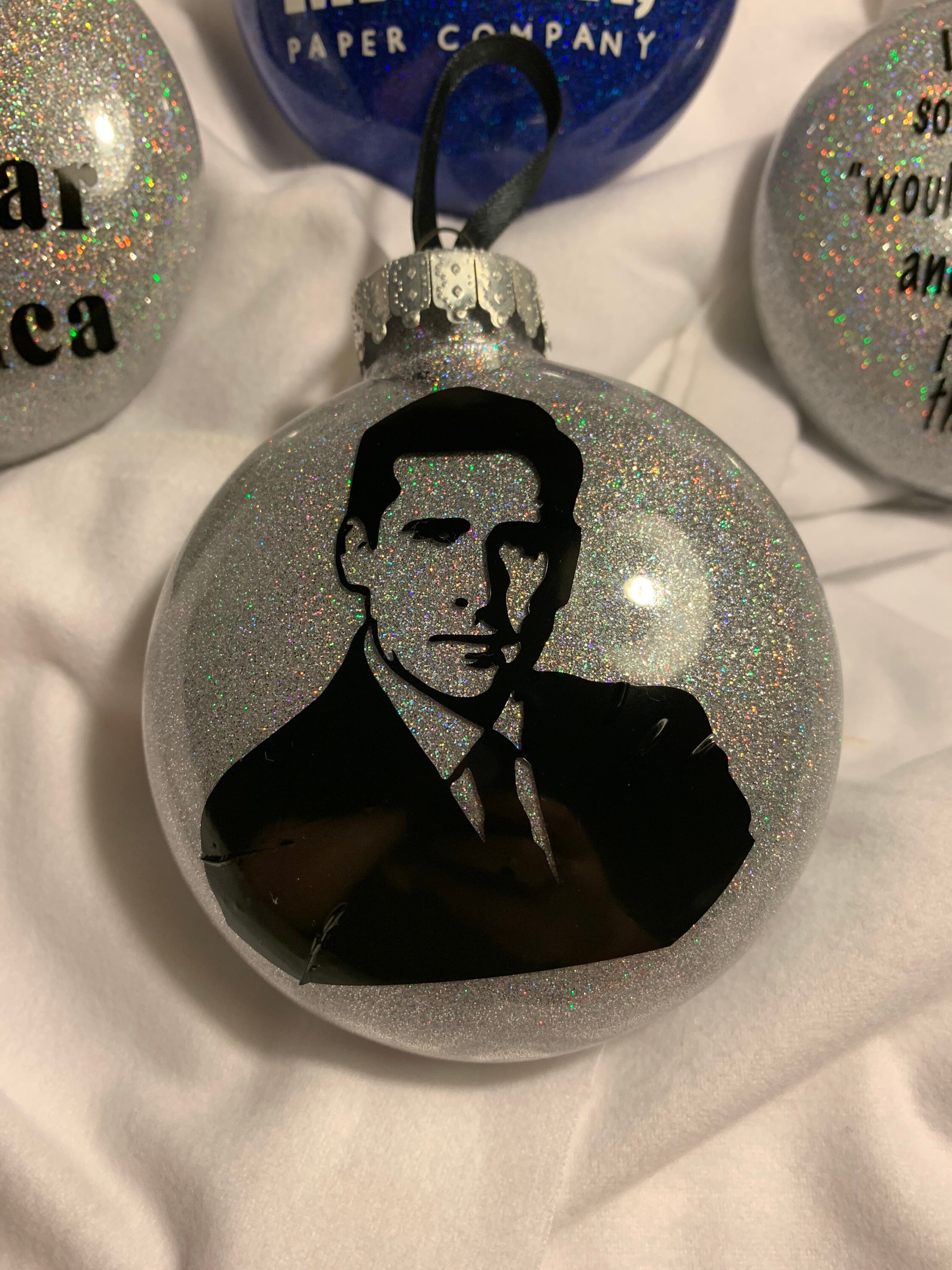 The Office Ornament Set Etsy