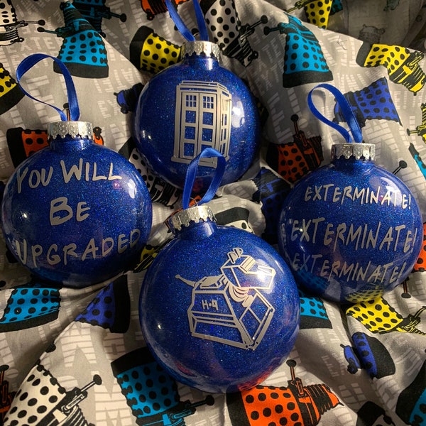 Doctor who ornament set