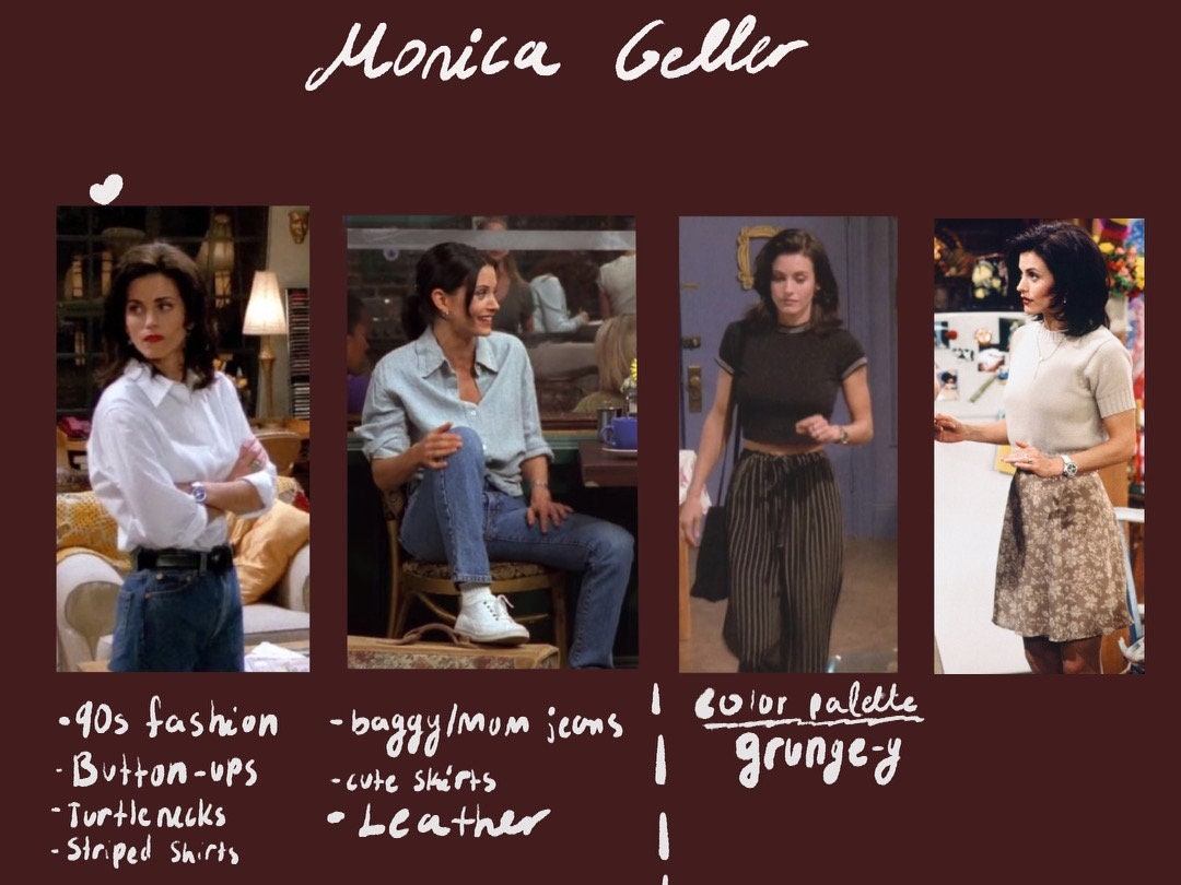 Monica Geller Style Bundle (READ DESCRIPTION) - Etsy