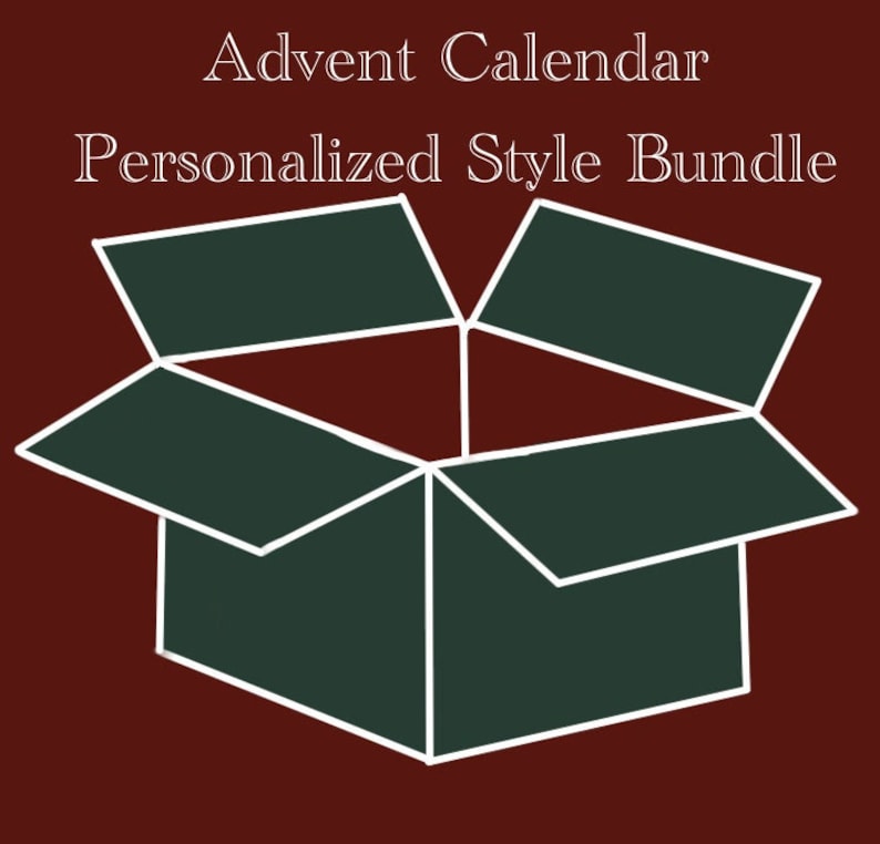 Advent Calendar Personalized Style Bundle/ Mystery Box READ DESCRIPTION Etsy