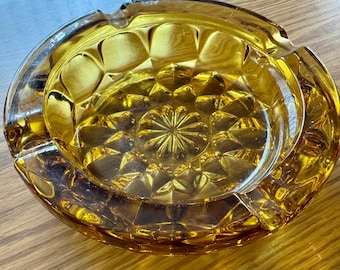 Vintage (1950s/1960s) Midcentury Glass Ashtray Variety | Retro