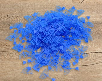 Hanukkah scatter decorations, table decorations for Hanukkah