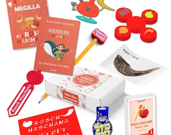 Rosh Hashanah Gift - Rosh Hashanah Box for Children with Books and Activities