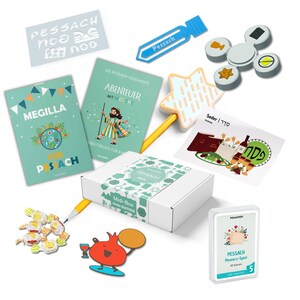 Cadeau de Pâque - Coffret de Pâque pour enfants avec bonbons et activités