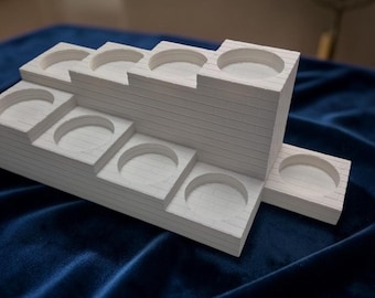 Hanukkiah, Hanukkah menorah, hanukkiah for tea lights