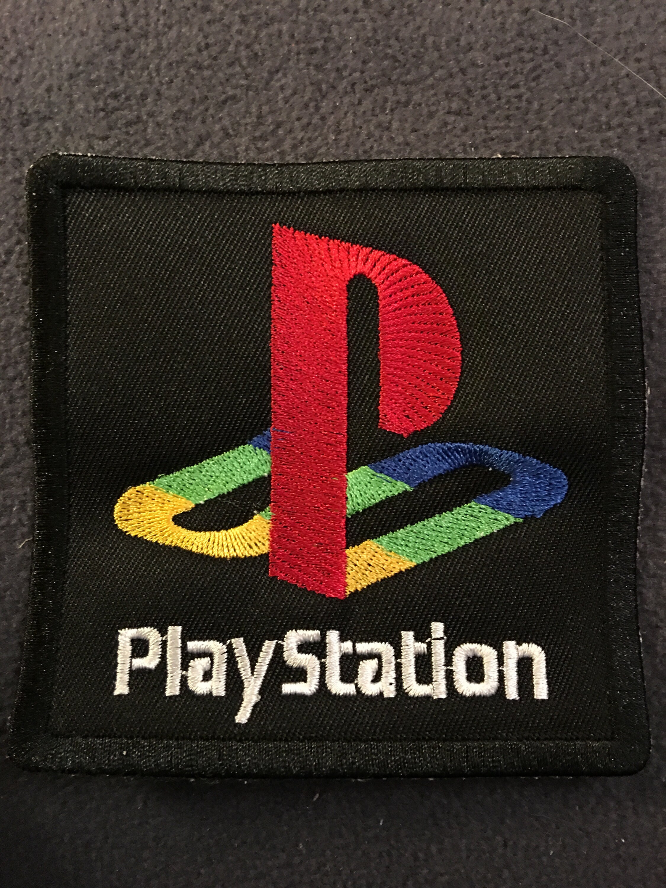 PlayStation Logo Large Stitched Patch 4 x 4 Etsy