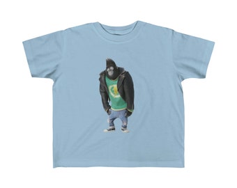 Sing 2 Johnny Gorilla T-shirt en jersey fin pour tout-petit (2T - 5/6T) (différentes couleurs)