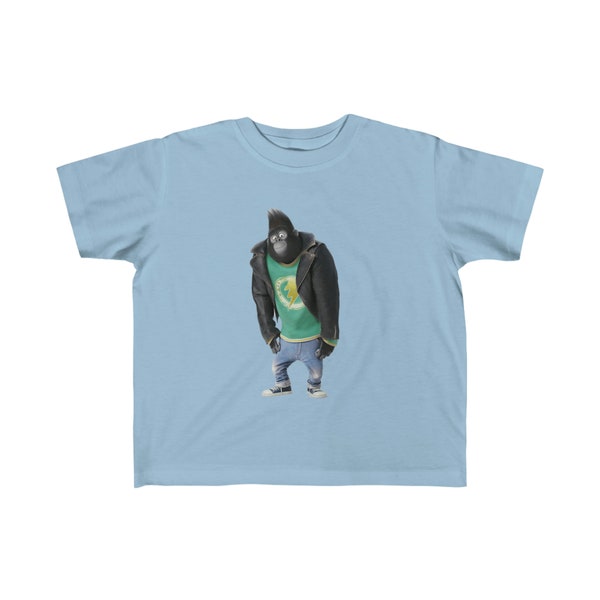 Sing 2 Johnny Gorilla Toddler Fine Jersey Tee ( 2T - 5/6T ) (Various Colors)