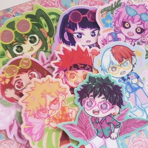 MHA / BNHA Summer Stickers