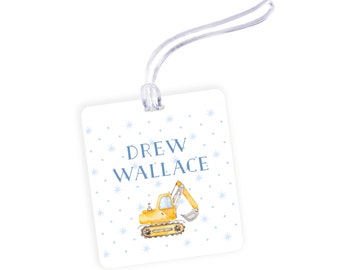 Excavator Bag Tag - Backpack/Diaper Bag/Luggage