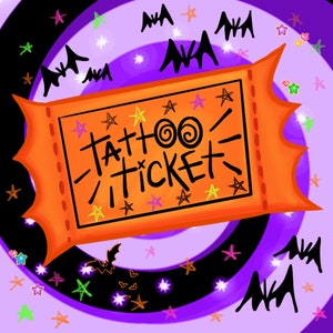 Tattoo-Karte ! Bitte lesen Sie die vollständige Beschreibung !!! <3