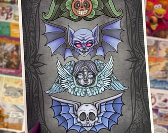 memento mori print.