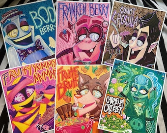 monster cereal print bundles.