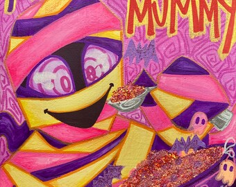 Fruity Yummy Mummy Cereal Print. - Etsy