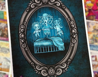 coraline ghost children print.