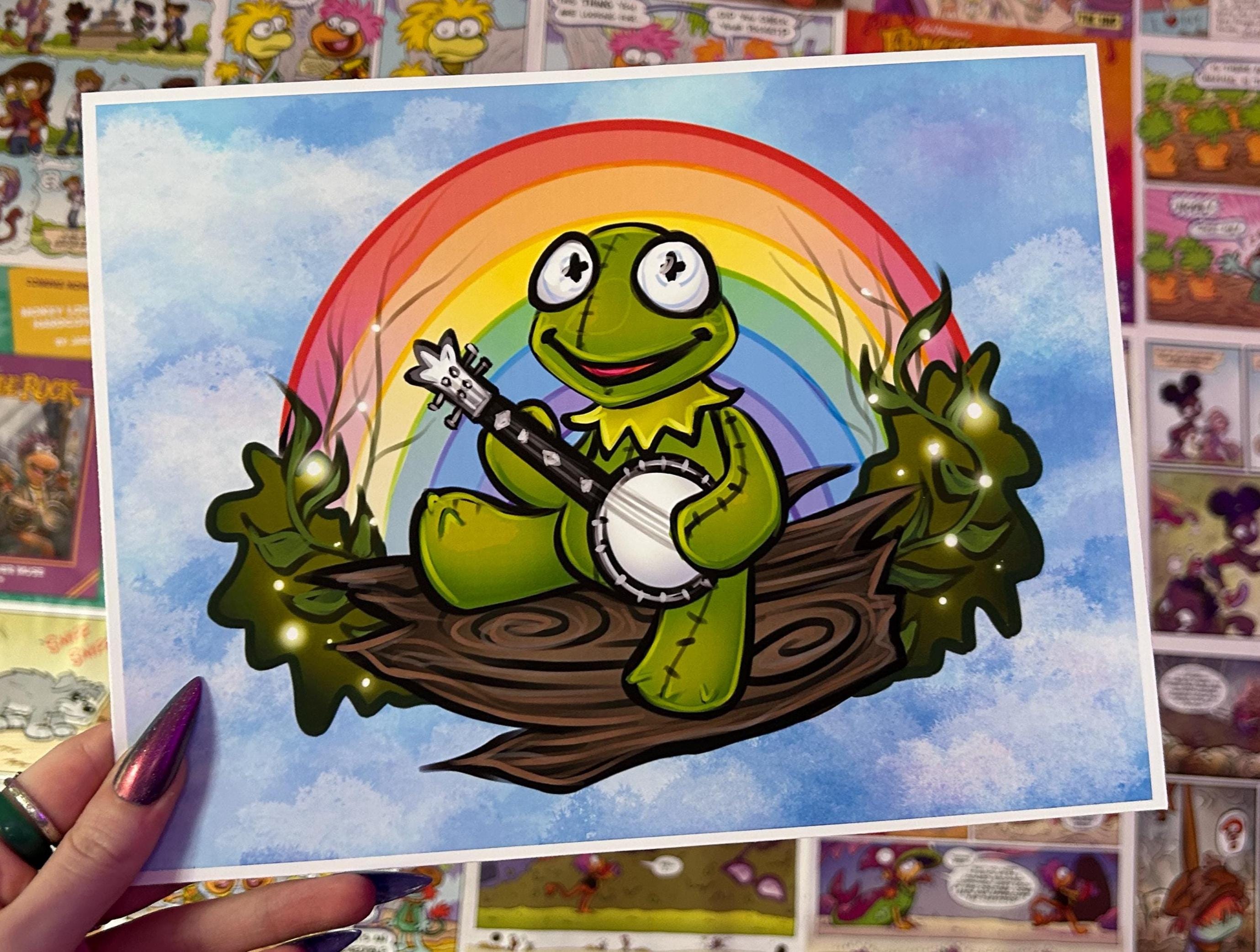 Rainbow Connection Kermit Print. - Etsy