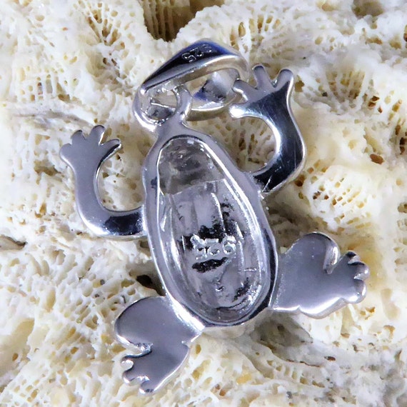 Pendentif Grenouille Plaqué Rhodium Avec Oxydes De Zirconium - Neuf Avec étiquettes, Pour Femme