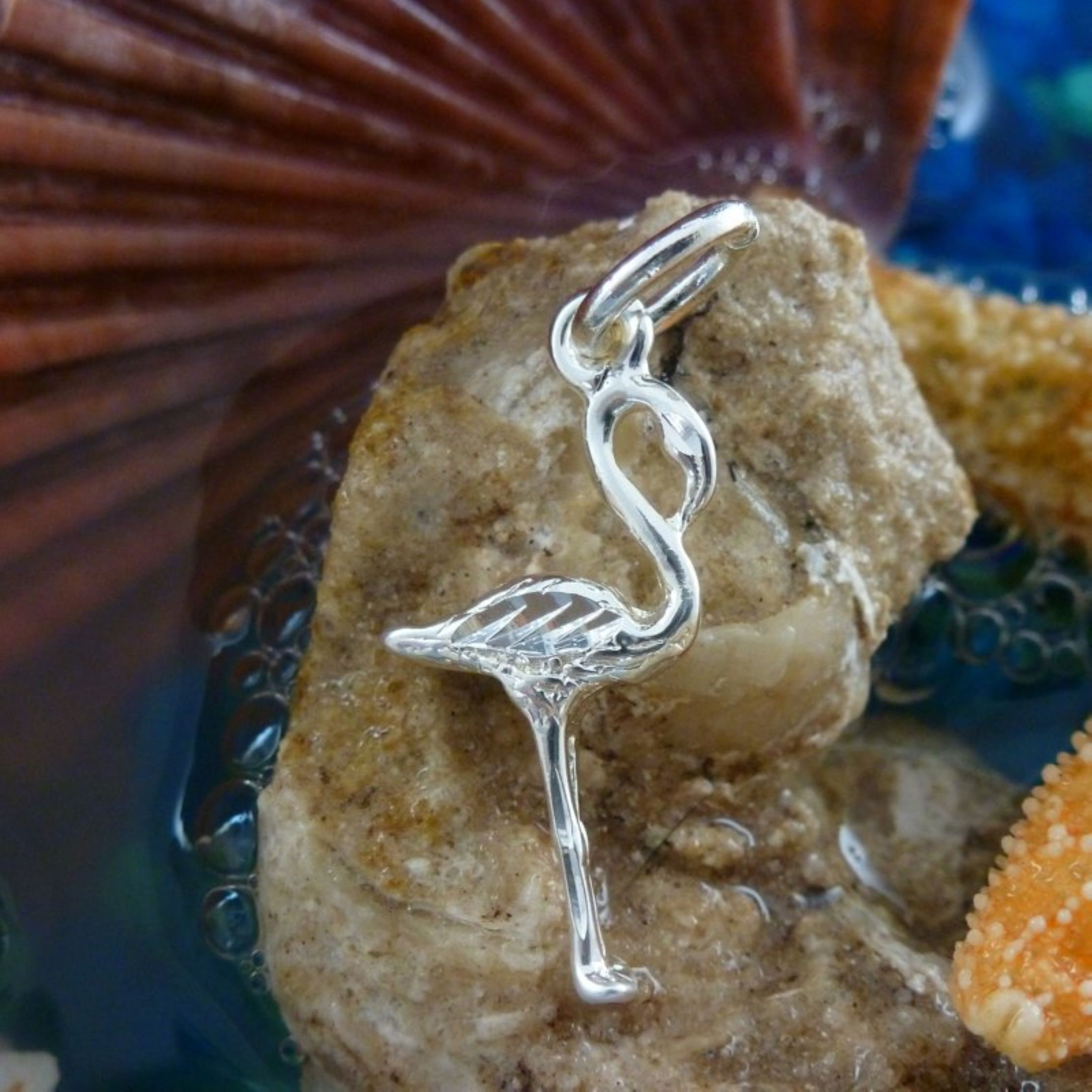 Gioielli Fenicottero Argento Set Sterling 925 Con Pietra Nascita - Collana E Orecchini Regalo Donna Orecchini Swarovski - Foto 11