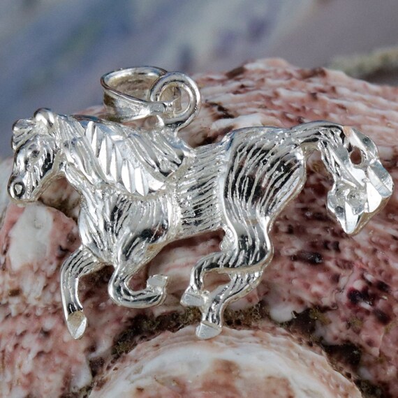Sterling silver horse charm sale