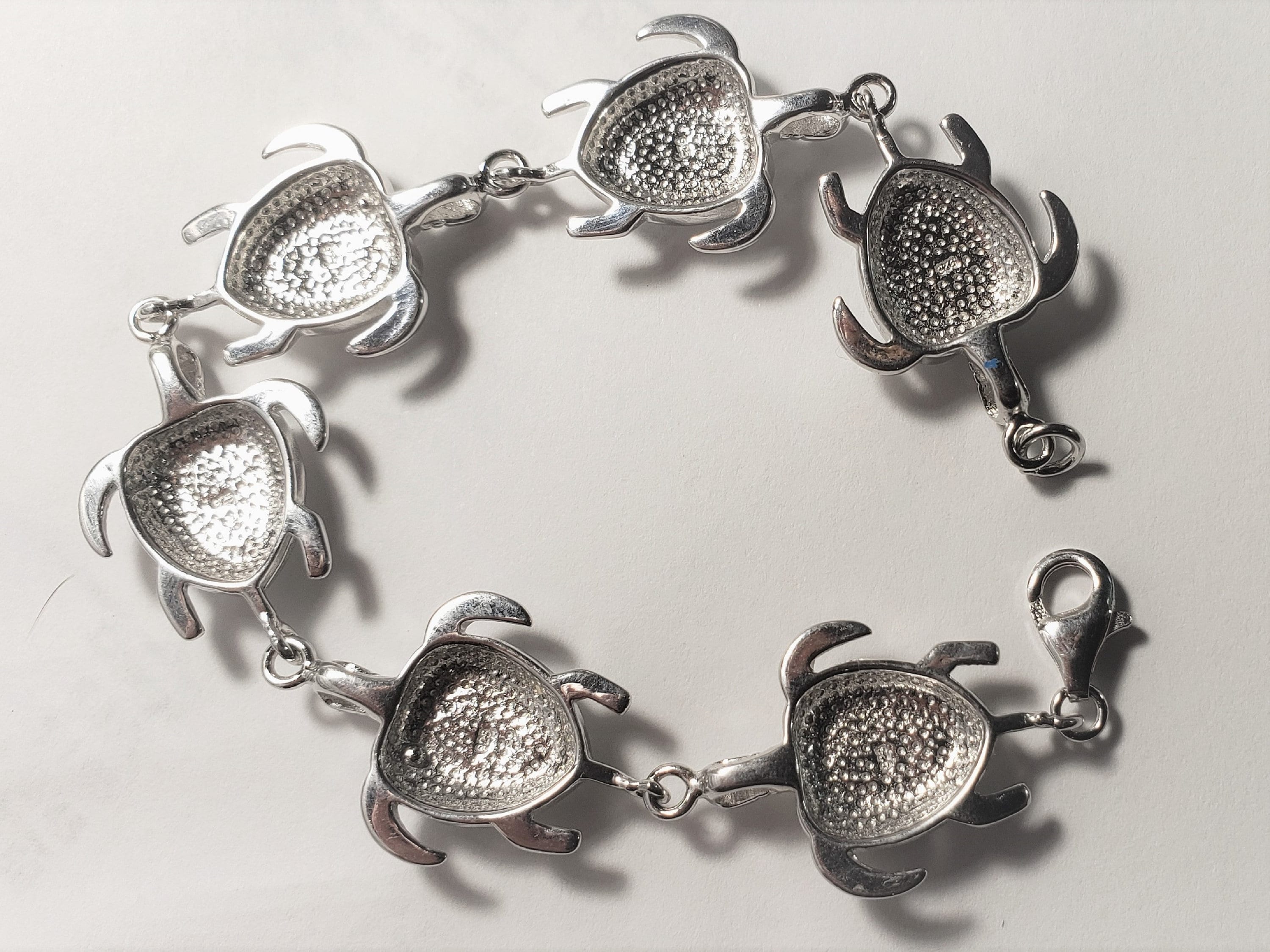 VONALA Bracciale Tartaruga Marina In Argento 925 Con Pietra Di Luna – Regolabile, Portafortuna Per Donna