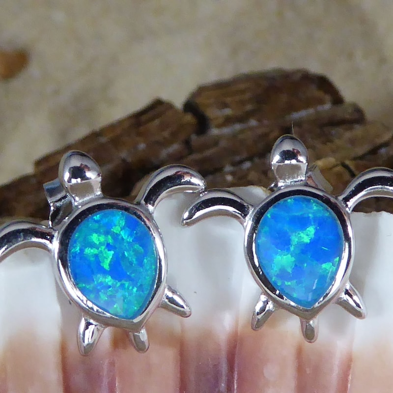 Sea-Life Opal Drop Earrings main image 1