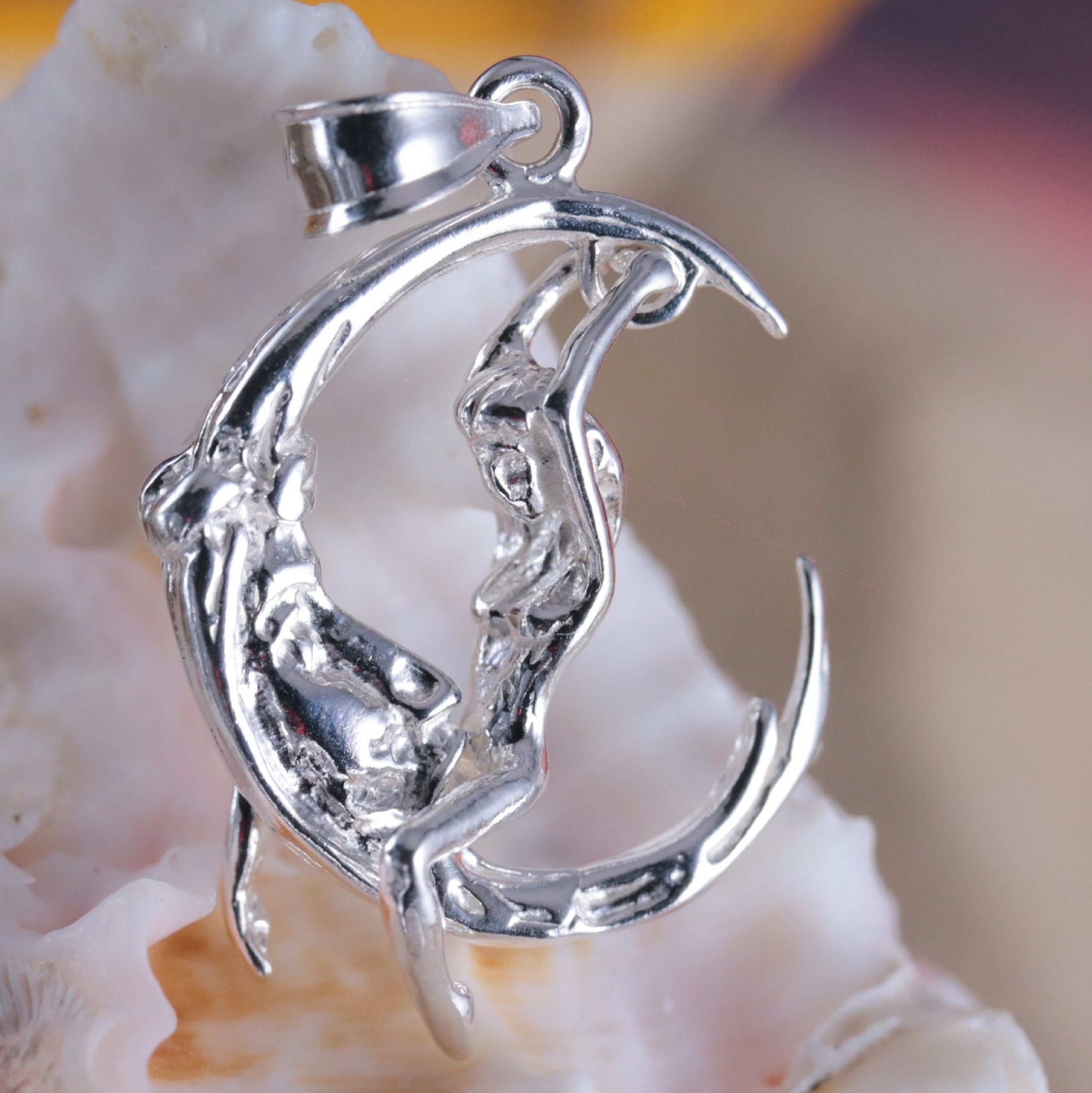 ◆VINTAGE HOLLYWOOD◆ 925 Silver Moon Boat Earrings VH2478E MUSINSA | VINTAGE HOLLYWOOD [925 Silver] Moon Boat Earrings