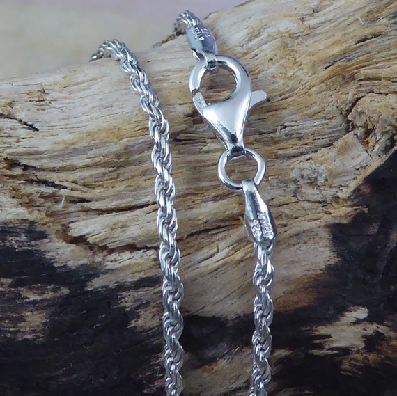 1.5 mm 2024 silver rope chain