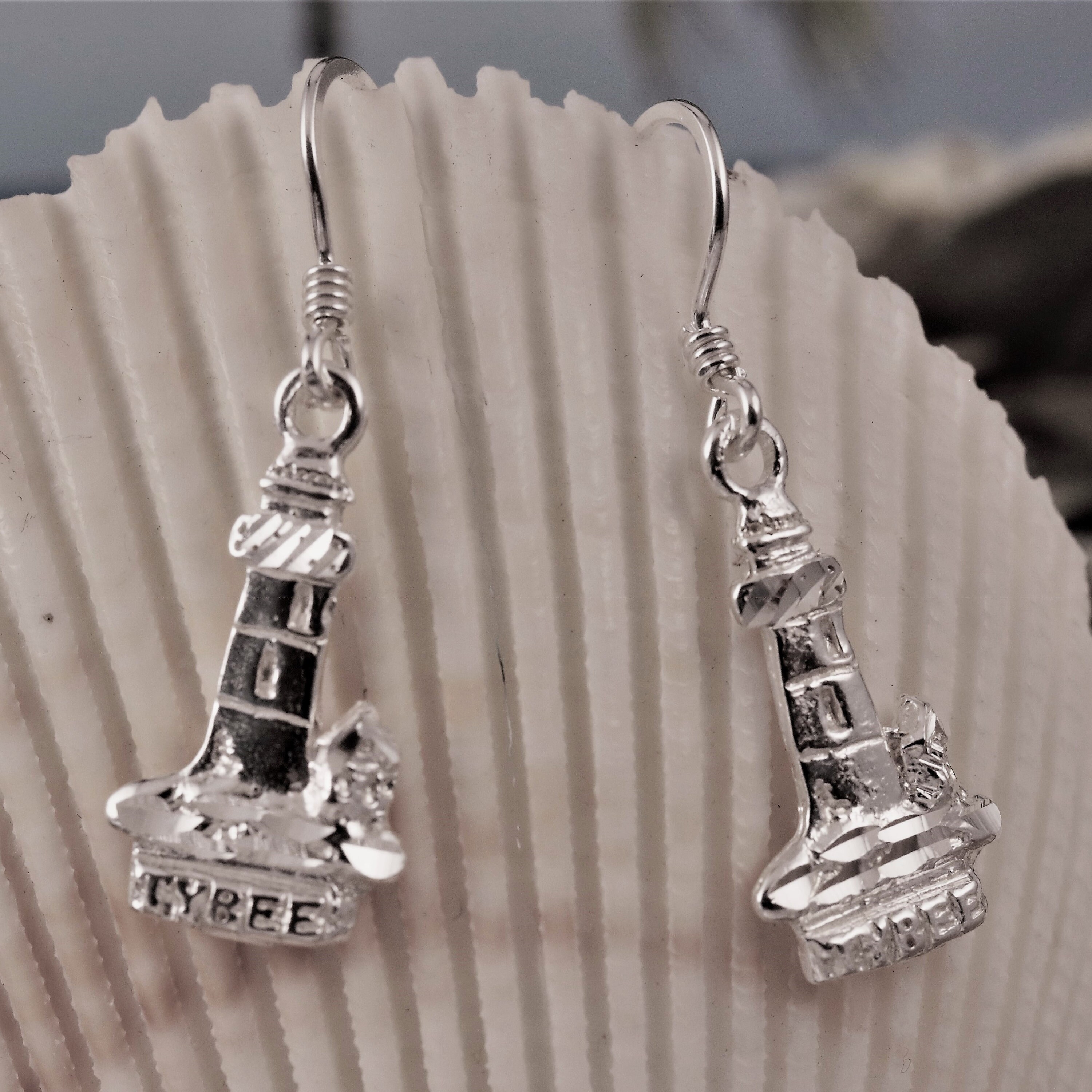 ピアス STONEHENgE silver earrings Sterling Silver Wisp Ear Threader Earrings - fortenna jewelry