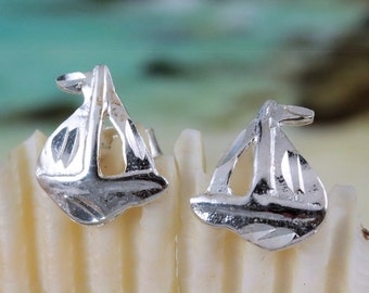 miniatura in argento - Miniatuur figuur - La barca a remi (3) - Mahonie