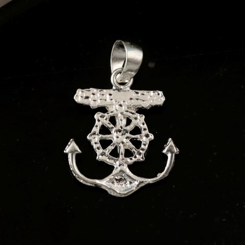 Mariner's Cross Anchor pendant 1 1/8